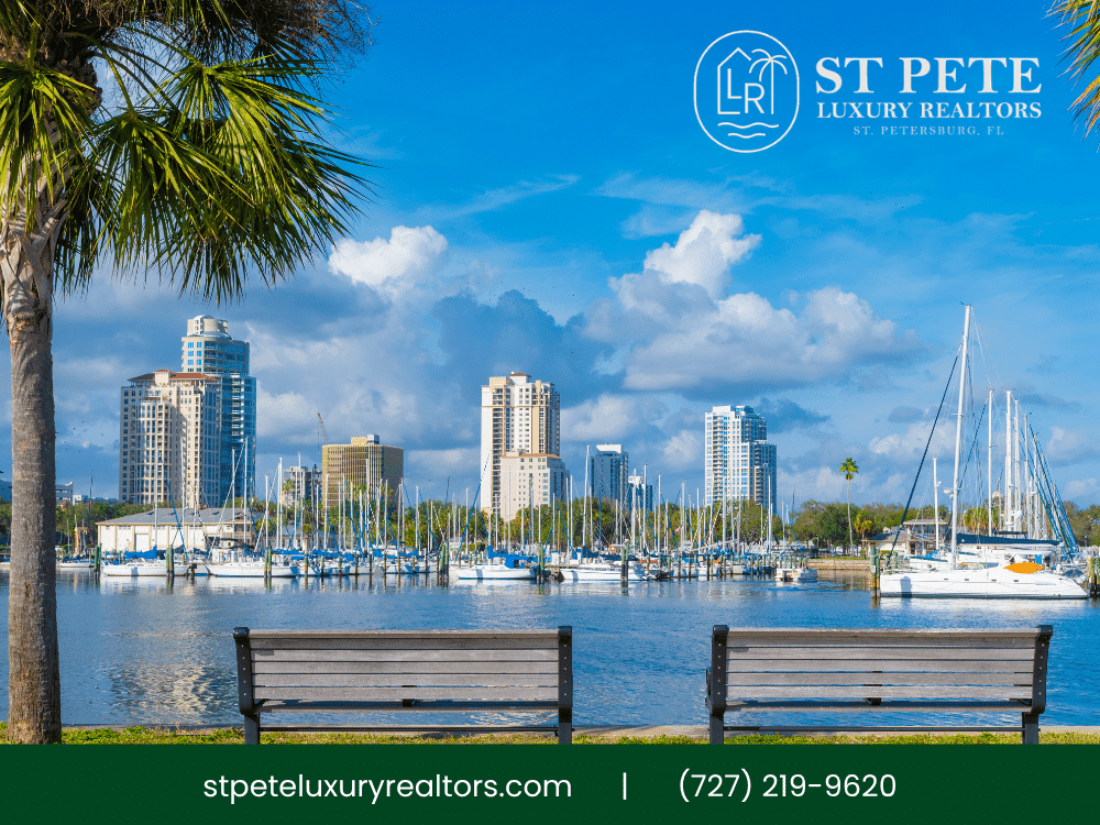 St. Petersburg, FL waterfront view.